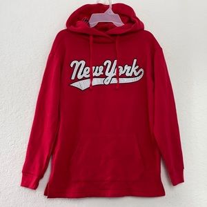 ✅Women Pink Victoria’s Secret New York Hoodie XS